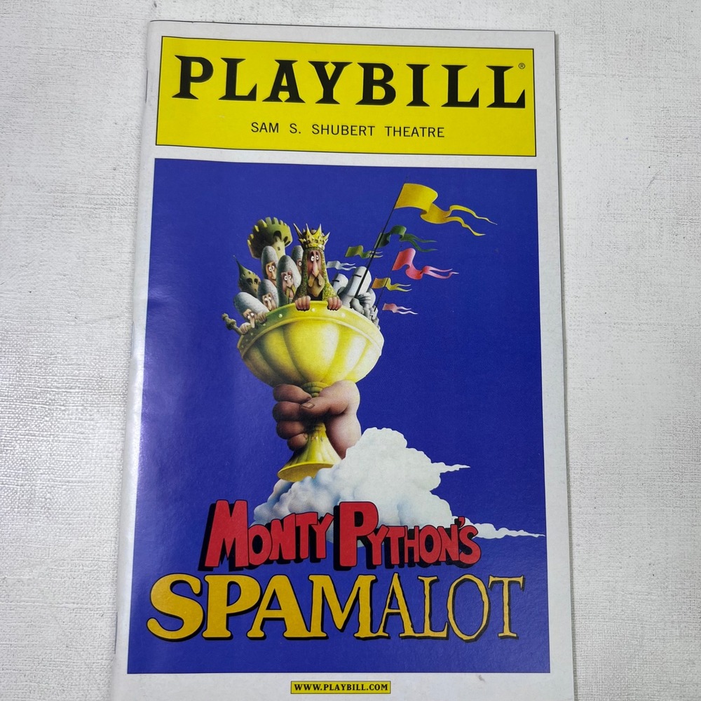 Monty Pythons Spamalot Playbill Sam S Shubert Theatre Broadway November 2005